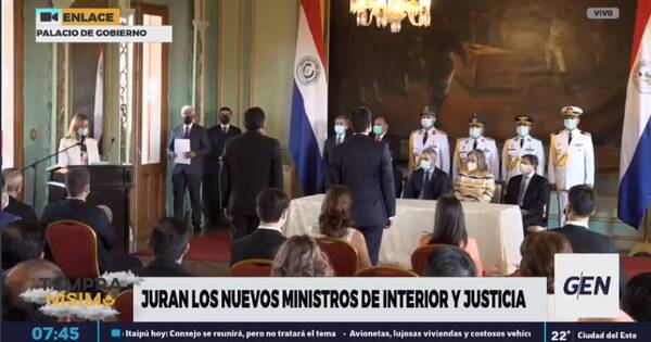 La Nación / Juran nuevos ministros al frente de seguridad
