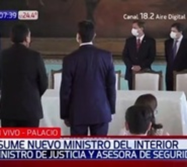 González y Olmedo juran como ministros del Interior y de Justicia - Paraguay.com