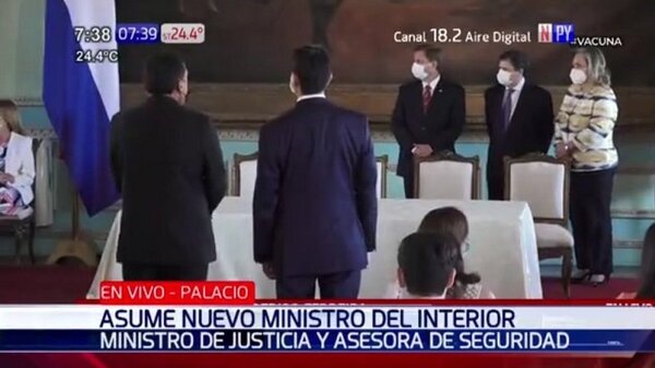 Asumen oficialmente los nuevos ministros del Interior y de Justicia | Noticias Paraguay