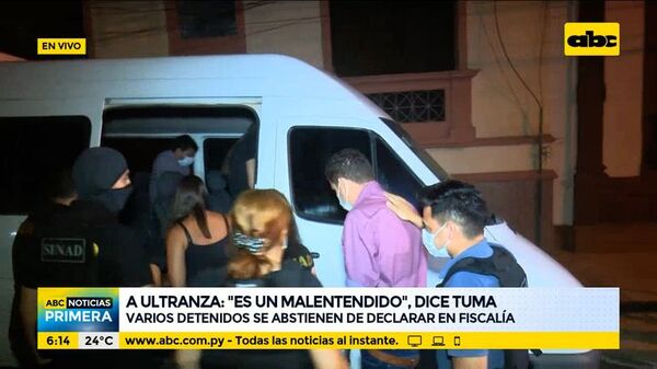 “A Ultranza”: varios detenidos se abstienen de declarar en la fiscalía - ABC Noticias - ABC Color