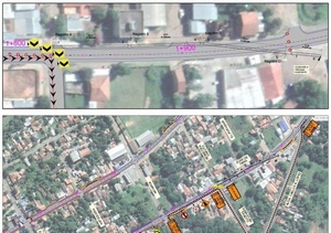 Diario HOY | Continúan obras y desvíos en la travesía urbana de Ypacaraí