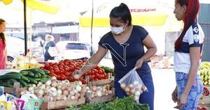 La Nación / Comerciantes del Abasto reclaman contra falta de verduras nacionales por causa de la sequía