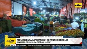Permiso para importación de frutihortícolas: denuncian monopolización y que funcionario destituido sigue firmando autorizaciones - A La Gran 7-30 - ABC Color