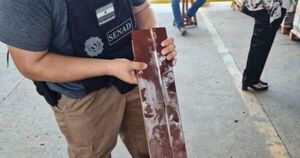 Senad incauta carga de cocaína en un contenedor en Villeta