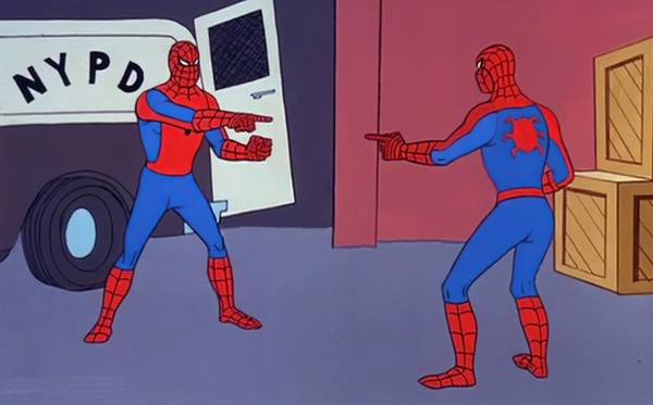 Tom Holland, Tobey Maguire y Andrew Garfield recrean meme viral de Spider-Man