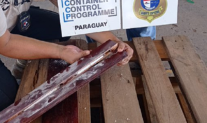 Detectan cocaína dentro de embarque de madera procedentes de Caaguazú - Noticiero Paraguay