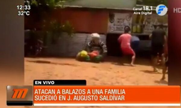 Atacan a balazos a familia en J. Augusto Saldívar | Telefuturo