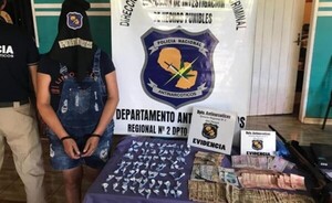 Detienen a mujer que comercializaba droga a jóvenes en Minga Guazú