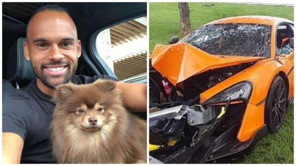 Un futbolista brasileño que se comparó con Messi estrelló su auto de US$670.000 contra un árbol