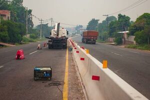 Ruta PY02: avanzan obras en la travesía urbana de Ypacaraí - ADN Digital