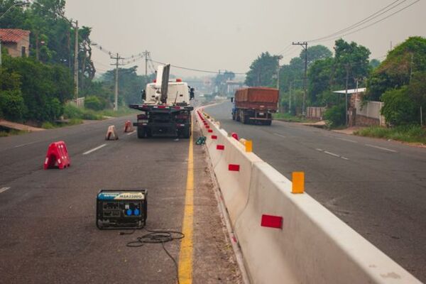 Ruta PY02: avanzan obras en la travesía urbana de Ypacaraí - ADN Digital