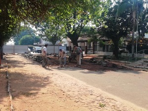 Arrancaron las obras del proyecto de peatonalización de la calle Florida en Santa Rosa