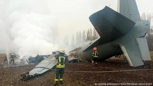 Rusia ataca a Ucrania: se estrella un avión militar ucraniano cerca de Kiev