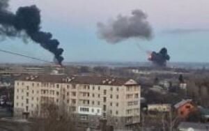 Ucrania confirmó 40 soldados y 10 civiles muertos tras las primeras horas del ataque ruso