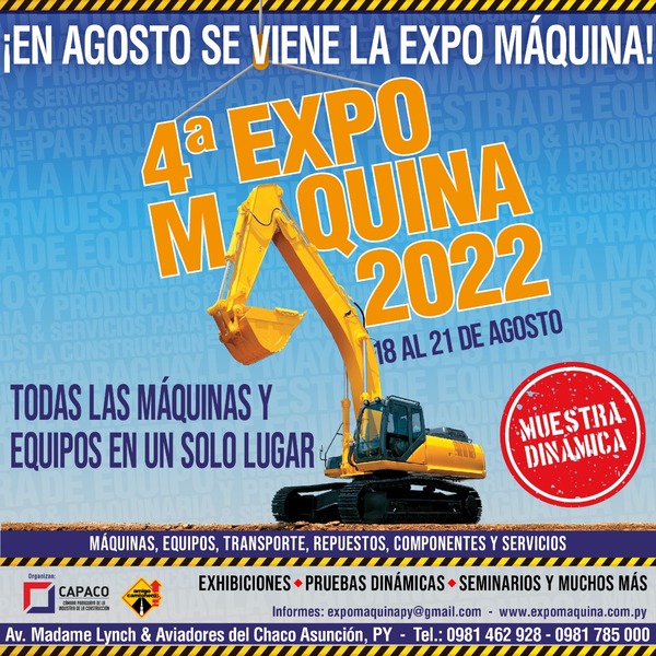 Expo Máquina regresa en  de agosto