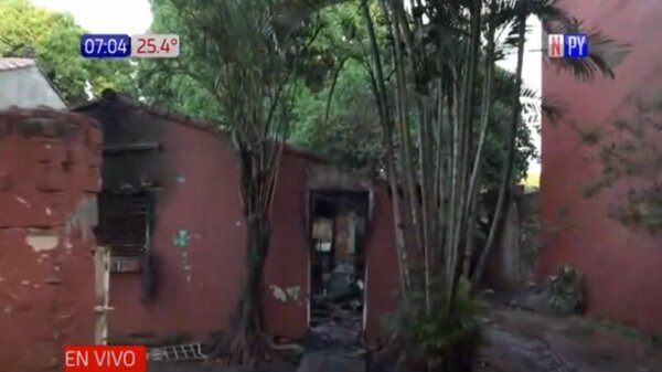 Mujer sufre quemaduras tras incendio de su vivienda | Noticias Paraguay