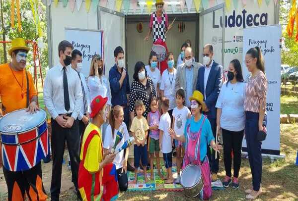 El MINNA inauguró una ludoteca para niñas y niños de primera infancia en el Parque Ñu Guazú | Lambaré Informativo