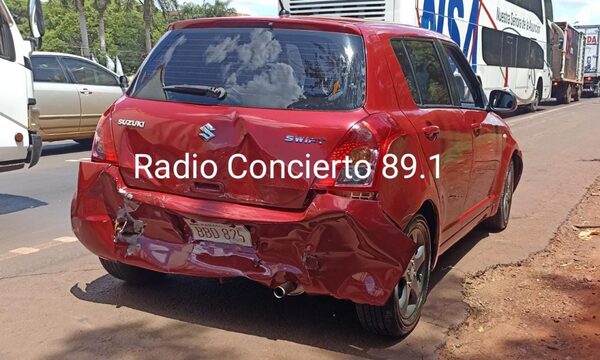 Iba a su casa con auto nuevo, pero chocó por el camino