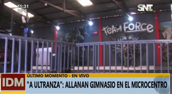 Allanan gimnasio en Asunción en el marco de “A Ultranza Py”