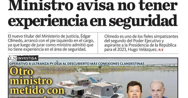 La Nación / Joaquín Roa, otro ministro destituido por vínculos con supuesto narco