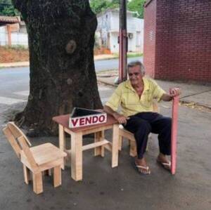 Crónica / Don Rubén, un carpintero a quien lo mantiene la solidaridad