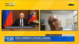 Paz Castaing y su lectura política del conflicto militar entre Rusia y Ucrania - Factor Clave - ABC Color