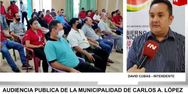 AUDIENCIA PÚBLICA CON EXCELENTE PARTICIPACIÓN EN C.A. LÓPEZ. - Itapúa Noticias