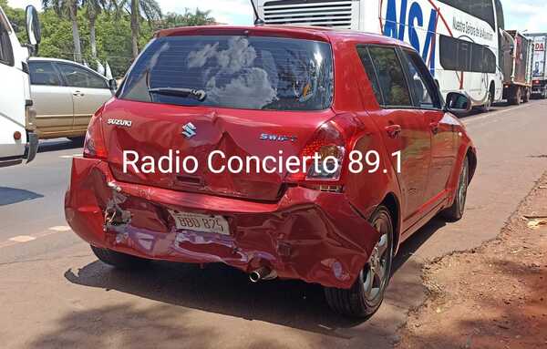 Iba a su casa con auto nuevo, pero chocó por el camino