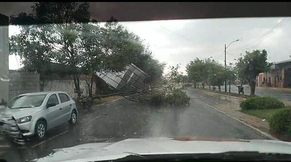 Temporal causa cuantiosos daños materiales en Coronel Bogado