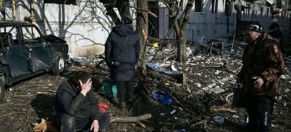 Ucrania informa que el ataque ruso ya dejó 57 muertos y 169 heridos