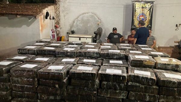 Totalizan 4.980 kilos de marihuana incautada en María Auxiliadora