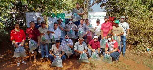 PISCICULTORES DEL DISTRITO DE TRINIDAD RECIBIERON ALEVINES A TRAVÉS DEL PROGRAMA CONJUNTO DE LA EBY Y LA GOBERNACIÓN - Itapúa Noticias
