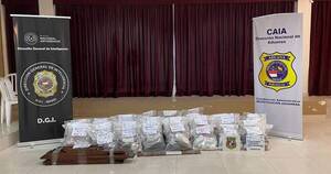 La Nación / Conexión España: 162 kilos pesa carga de cocaína incautada en Villeta