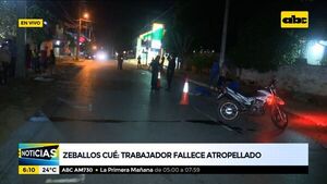 Trabajador fallece atropellado en Zeballos Cué - ABC Noticias - ABC Color