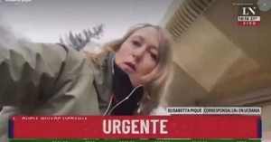 Diario HOY | "Este pelotudo": conductor de TV le 'explica' a corresponsal de guerra cómo cuidarse