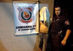 Detienen a hombre que con cuchillo asaltó bodega