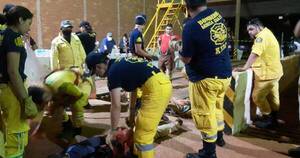 La Nación / Tras 8 horas de trabajo rescatan de un silo los cuerpos de dos trabajadores en Minga Guazú