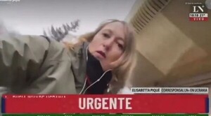"Este pelotudo": conductor de TV le 'explica' a corresponsal de guerra cómo cuidarse