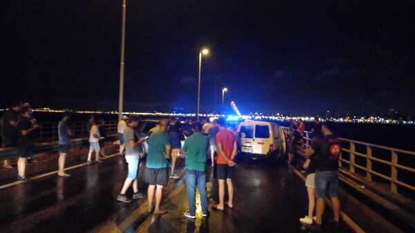 Conductor involucrado confirma que adelantamiento causó cuádruple choque en el puente San Roque