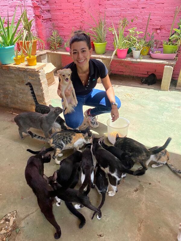 Carrera de tacones: Ganadora destinará el premio a sus 24 gatos y 6 perros - Mascotas - ABC Color