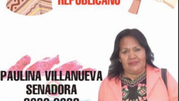 Mujer indígena se candidata a senadora