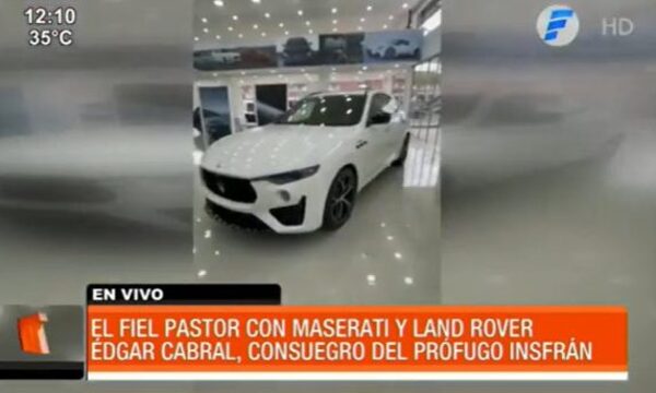 Pastor evangélico con Maserati y Land Rover | Telefuturo
