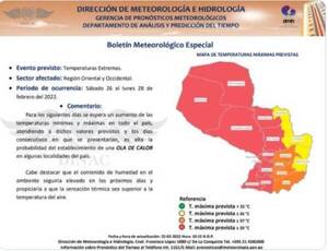 Crónica / Jeýma se viene una ola de calor para el largo fin de semana