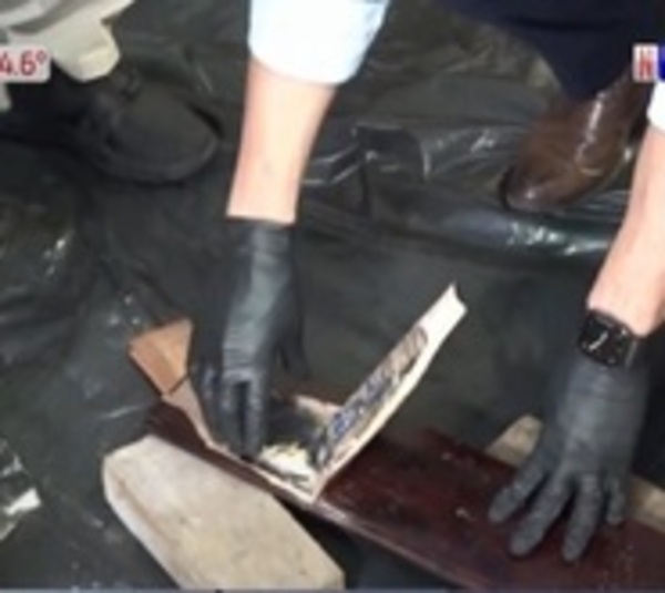 Detectaron más de 162 kilos de cocaína ocultas en carga de madera - Paraguay.com