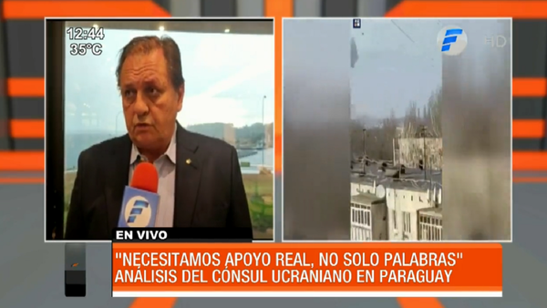 ''Necesitamos un apoyo real de Europa", dice cónsul ucraniano en Paraguay