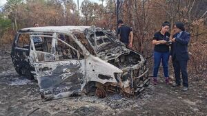 Fiscalía halla una pista clandestina y un vehículo incinerado en el Chaco
