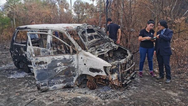 Fiscalía halla una pista clandestina y un vehículo incinerado en el Chaco