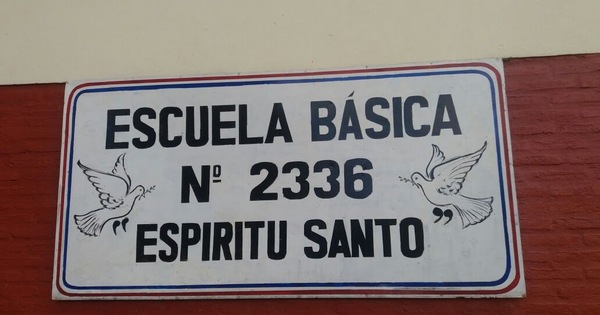 Escuela Básica 2.336 “Espíritu Santo”, del distrito de Natalio