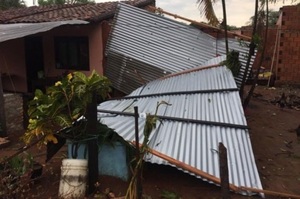 Rige alerta por tormentas en varios Departamentos