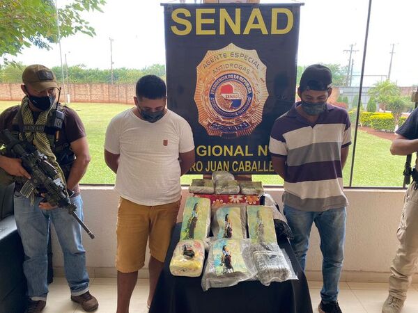 Mellizos caen al retirar encomienda cargada con marihuana “creepy” - Nacionales - ABC Color